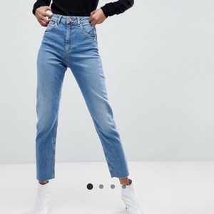 ASOS cropped Mom Jeans